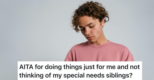 male teen looking upset