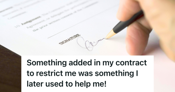 man signing a legal document