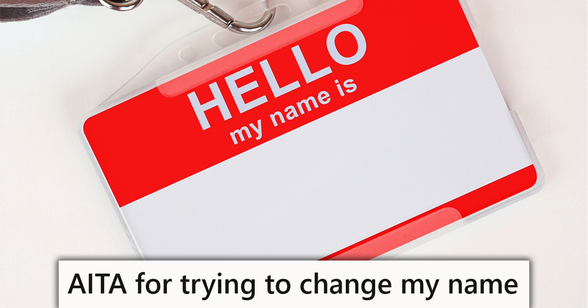 red and white tag that reads "hello my name is"