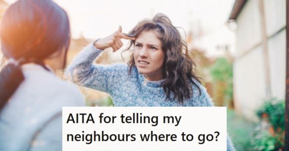 Two neighbors arguing