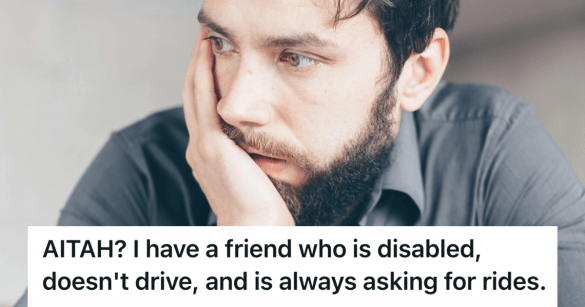 nervous man making a hard decision