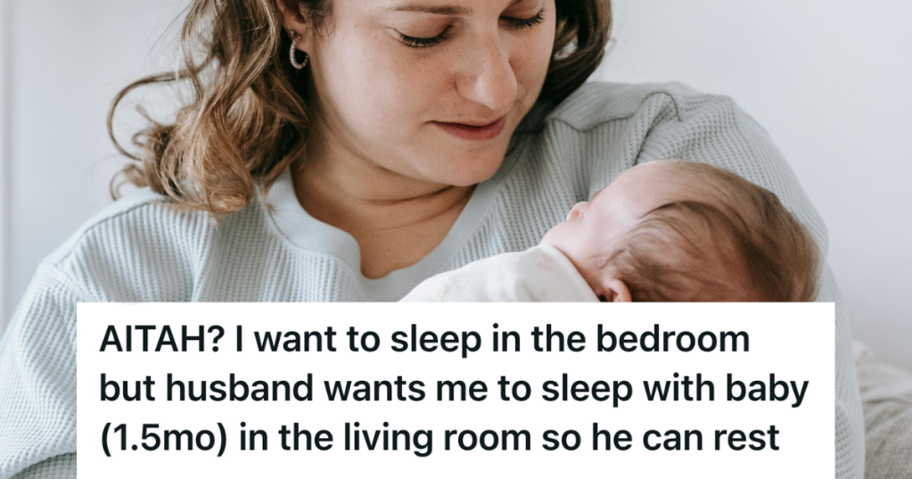 new mom caring for her baby