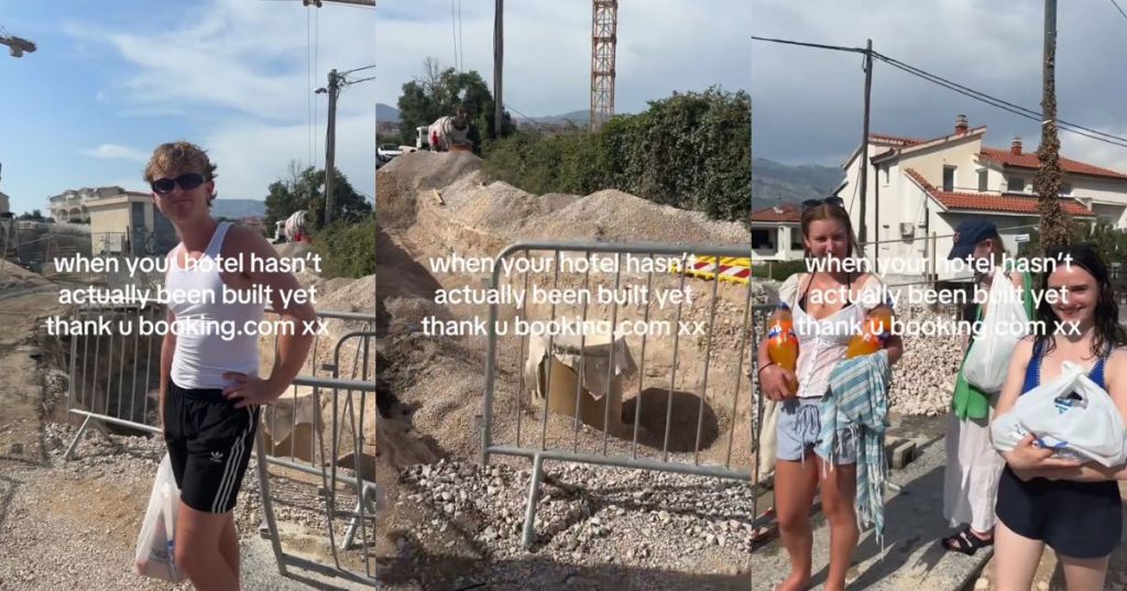 A hotel construction site in Croatia