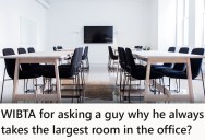 Employee Has A Great Work-From-Home Space In His Apartment Complex, But One Guy is Always Taking Up Too Much Space