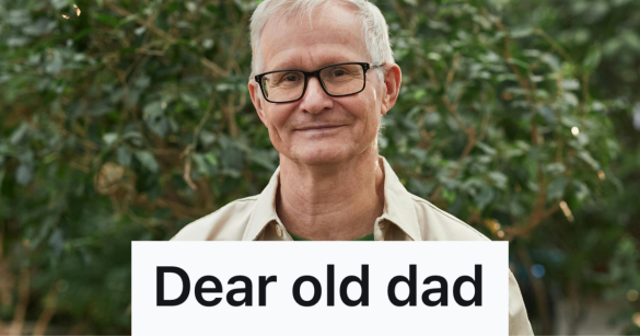 older man smiling outdoors