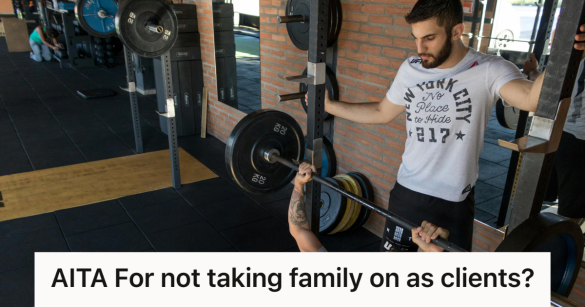 personal trainer helping someone lift weights