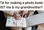 Woman Creates A Photo Book As A Gift For Her Grandmother, But Her Mother Thinks She Should’ve Included Pictures Of The Entire Family