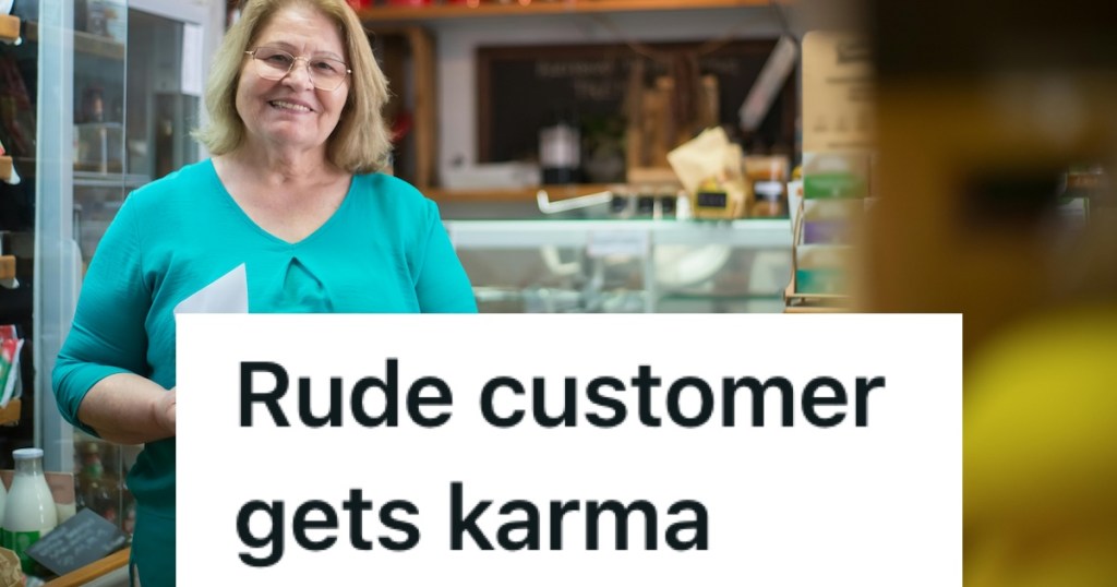 Impatient Grocery Store Customer Is Rude To Staff, But Karma Isn't Going To Let Her Get Away With It