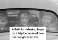 A Group Of Friends Plan A Roadtrip, But The One With Motion Sickness Gets Stuck In The Middle Seat In The Back