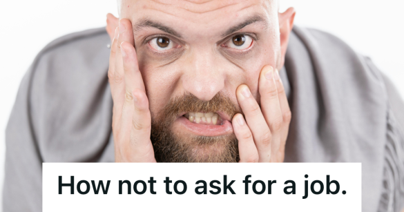 rude man looking scary