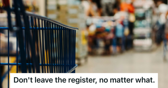 shopping cart in retail store