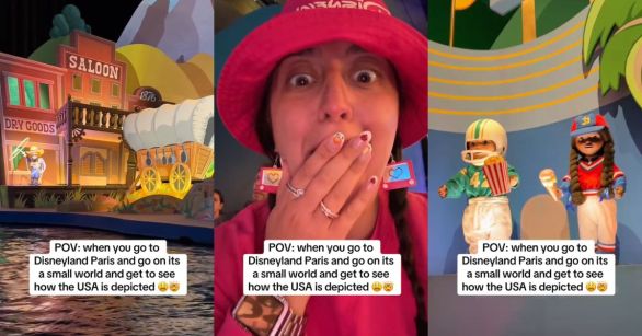 The Small World ride at Disneyland Paris