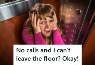 Her Boss Told Her She Couldn’t Leave The Floor Or Use The Phone, So When The Boss Got Stuck In The Elevator, She Refused To Make A Call To Save Her