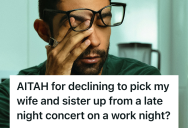 He Put His Well-Being First By Refusing A Late-Night Concert Pickup, But It Led To Some Subtle Backlash From His Wife And Sister