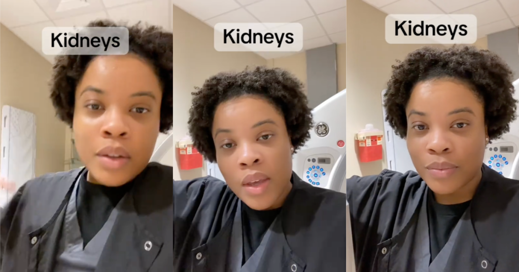 woman talking about kidneys