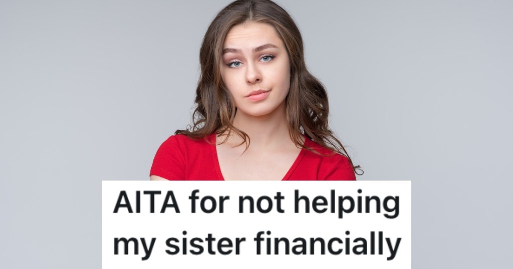 woman wearing a red shirt