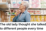 A Confused Old Woman Repeatedly Asked A Customer For Help Thinking He Was an Employee, And Then Collapsed In The Middle Of The Store
