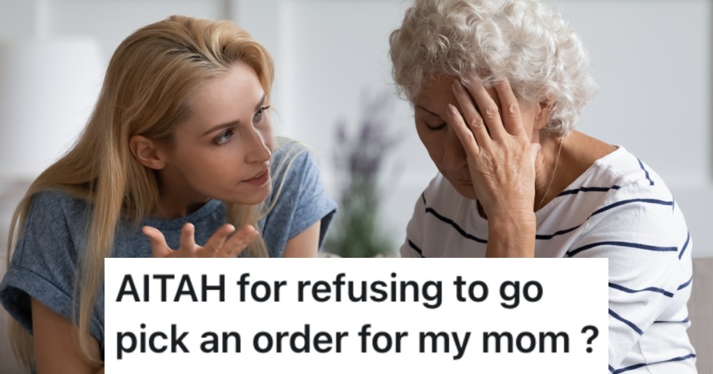 woman talking to an older woman