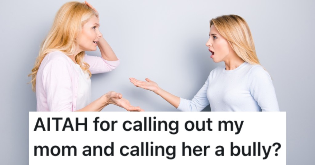 woman arguing with her mother