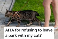 She Shooed A Dog Away That Came After Her Cat In A Park And The Dog’s Owner Got Angry At Her