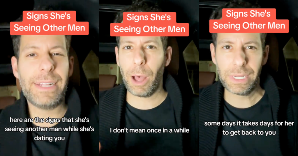 man talking about dating