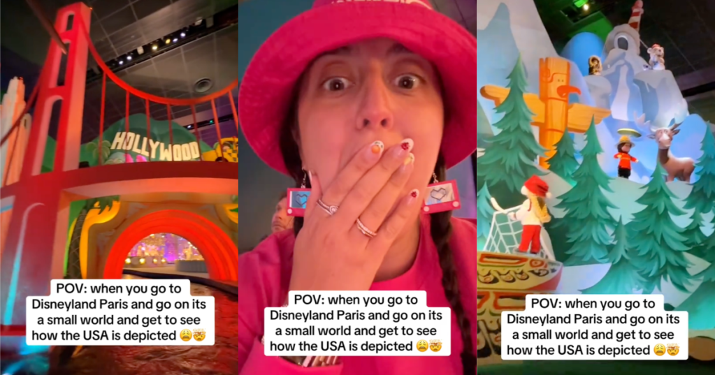 woman at disneyland paris