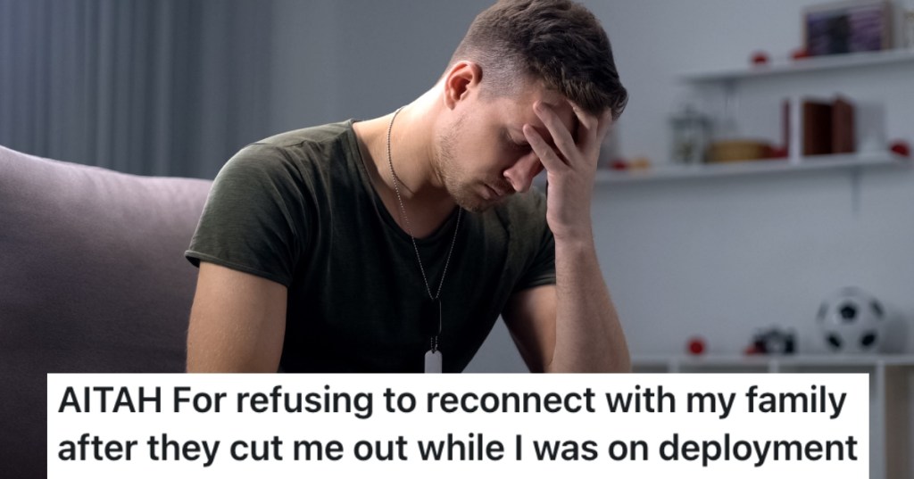 man with his head in his hands