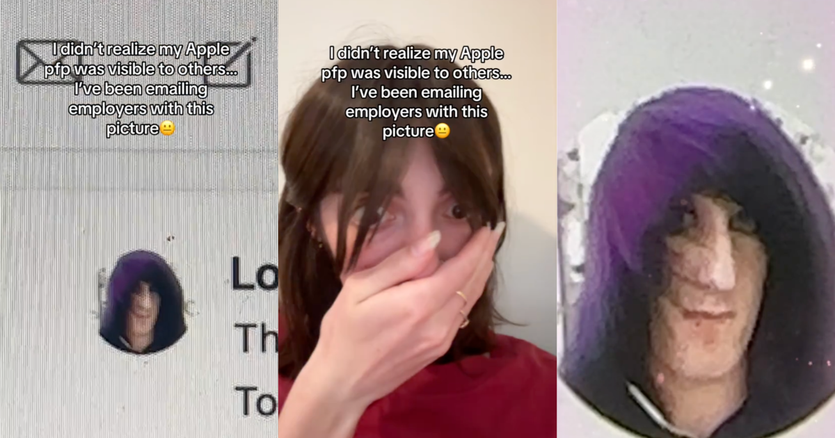 woman with a bad profile pic