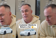 Customer Tried To Return An Electric Vehicle He Bought Just Because His Wife Didn’t Like the Car