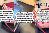 Coach Outlet Store Shopper Wasn’t Allowed To Return A Bag Because Of A Weird Rule, But When She Looked Into It She Was Told No Policy Exists