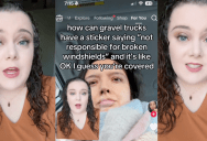 A Driver Claimed That Trucking Companies Have To Pay You If Loose Gravel Messes Up Your Car