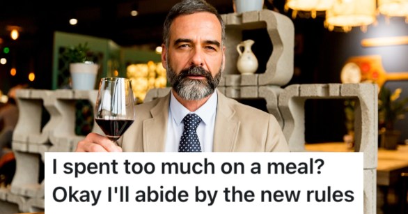 man out to a nice dinner