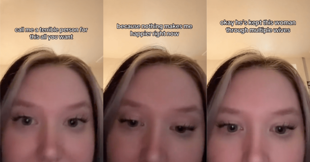 woman talking about her father