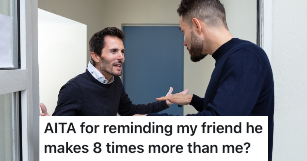 two men having an argument