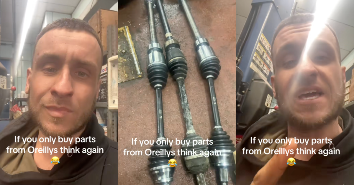 man at an auto parts store