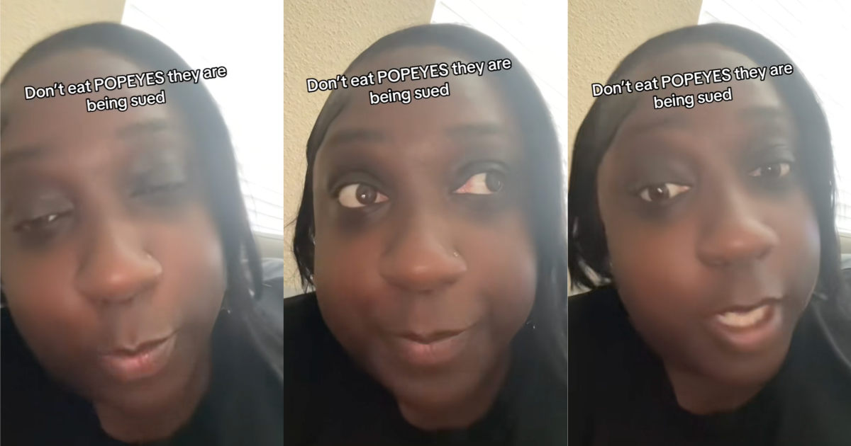 woman talking to a camera