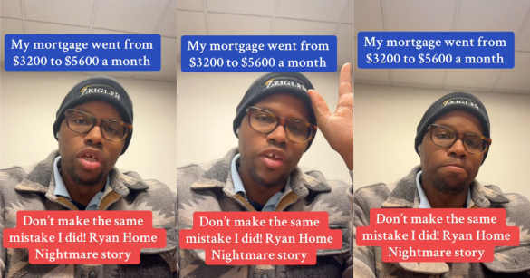 man talking about his mortgage