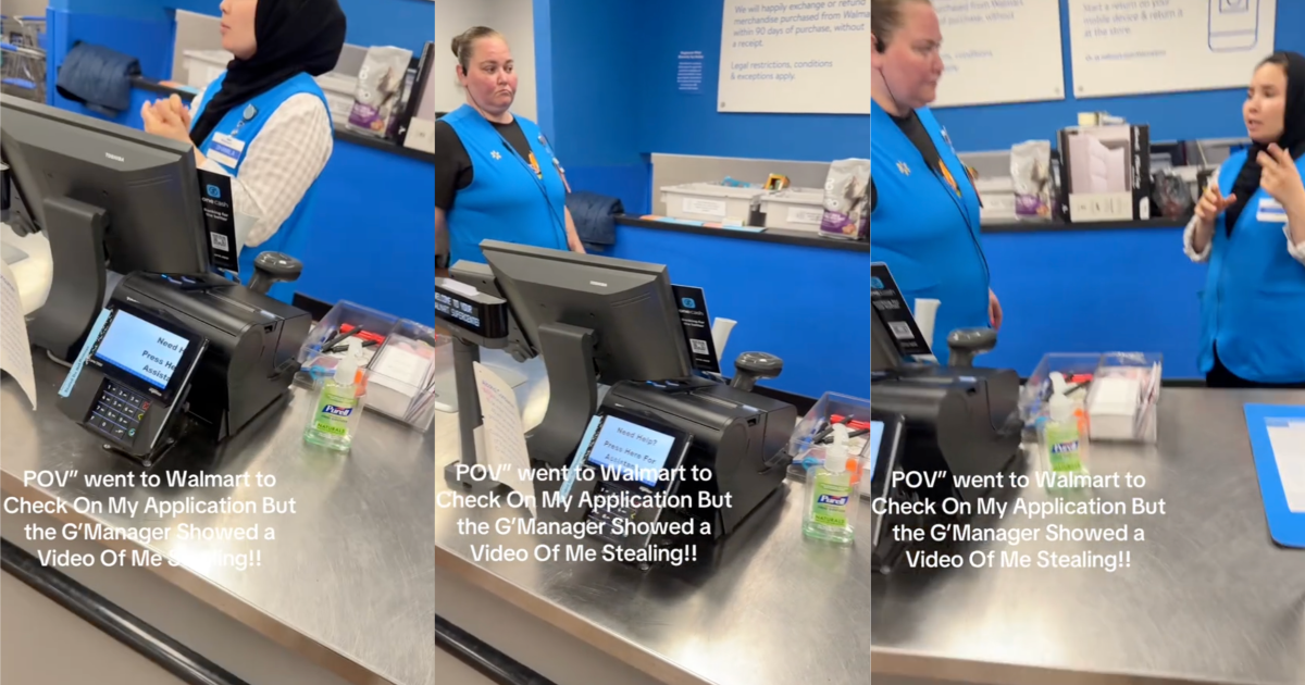 A Job Seeker Said He Was Shown Surveillance Video Of Him Stealing At A Walmart Store After He Applied For A Job There workers at a walmart store