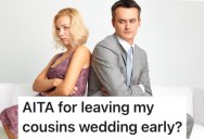 She Found Out Kids Were Allowed At A Supposed Childfree Wedding, So She Left Early Without Saying Goodbye