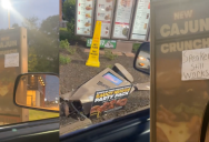 A Wendy’s Customer Saw An Unusual Handwritten Sign In The Store’s Drive-Thru