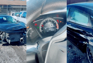 A Junkyard Worker Was Able To Start A Honda After The Car Was Involved In A Serious Accident