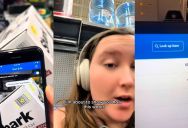 Shark Vacuum Is Usually Over A Hundred Dollars, But With The Walmart App And A Little Scanning She Got It For Way Less