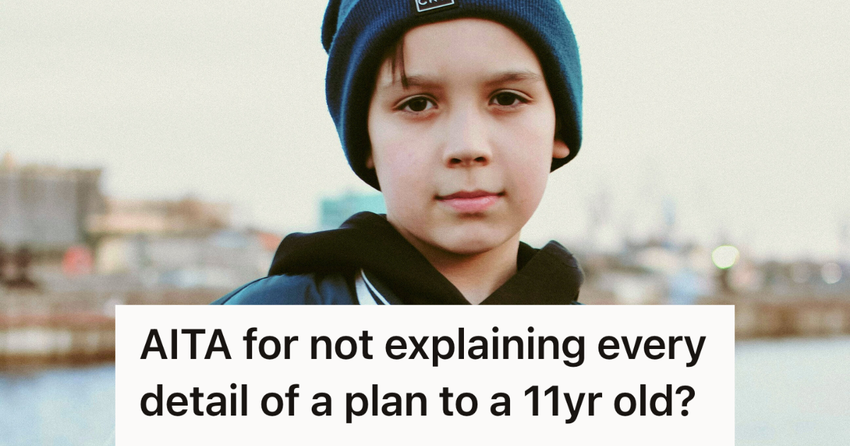 Her Boyfriend Asked Her To Communicate Differently For His Son On The Spectrum, But She Didn’t Expect To Be Criticized For Every Word She Said 11 year old boy making a serious face