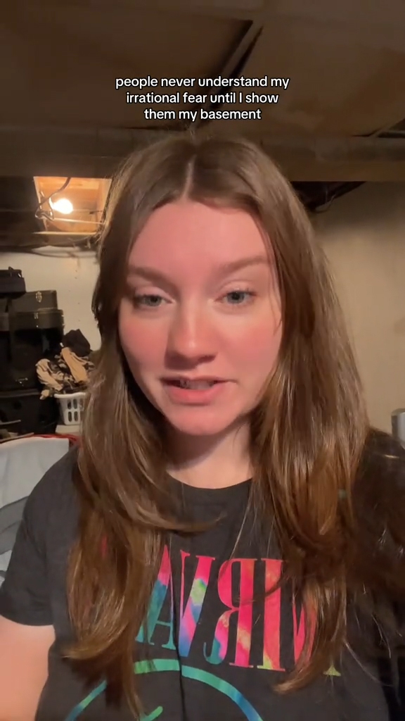 Bobbie Curtis Lee in her basement