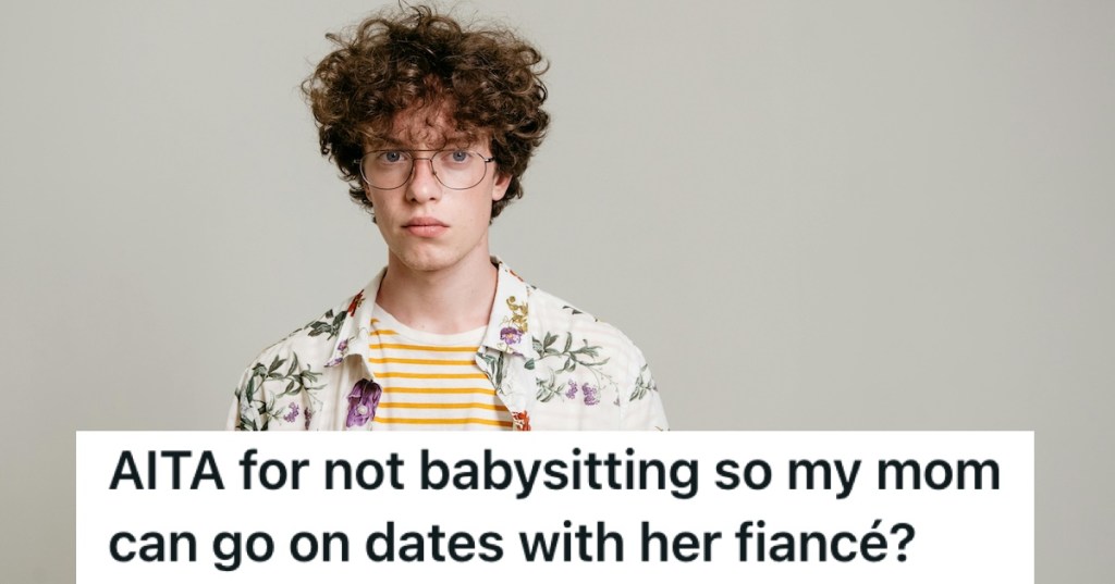 A serious-looking teen boy