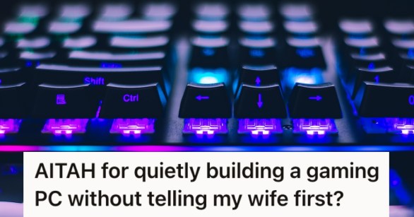 A light-up gaming keyboard