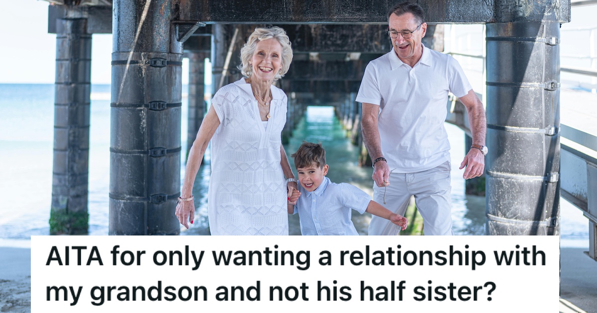 Grandparents with their grandson