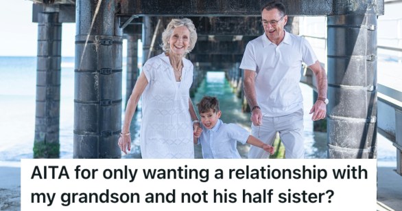 Grandparents with their grandson