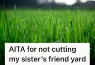 He Agreed To Cut His Sister’s Friend’s Lawn, But His Kind Deed Was Quickly Lambasted