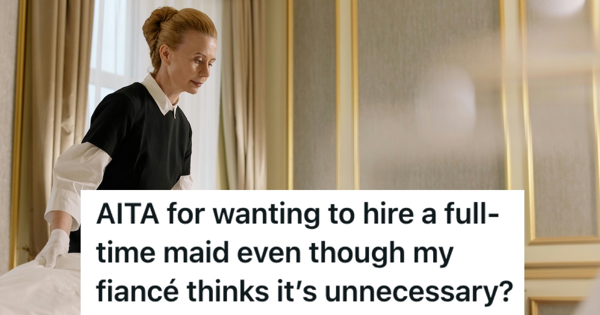 A maid changing a bed